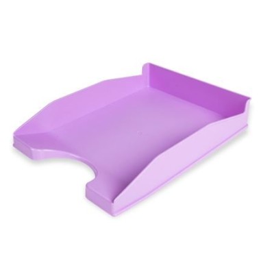 TABULEIRO PLASTICO PORTA DOCUMENTOS OPACO LAVANDA