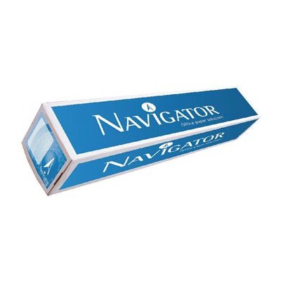 CAIXA 1xROLO PAPEL NAVIGATOR P/ PLOTTER  914MMx50MT x 90GR.