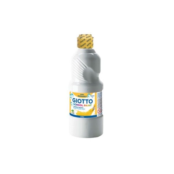 GUACHE LIQUIDO GIOTTO ESCOLAR (LAVAVEL) 500ML BRANCO
