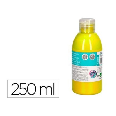 FRASCO TINTA ACRILICA LP 250ML AMARELO