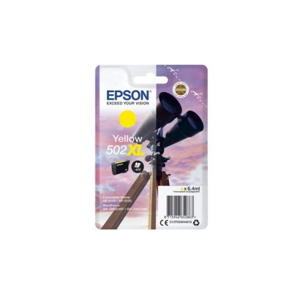 TINTEIRO EPSON 502XL AMARELO ORIGINAL