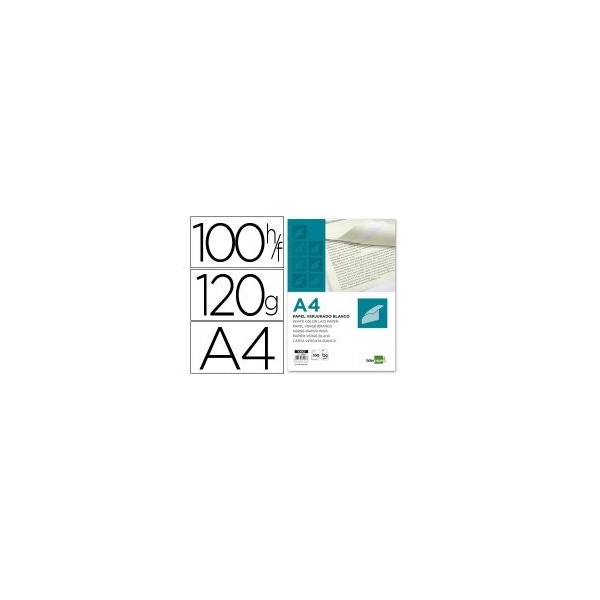 PAPEL VERGE A4 120gr. 100FLS BRANCO