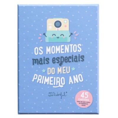 CARTOES PARA BEBES MR WONDERFUL - OS MOMENTOS MAIS ESPECIAIS DO MEU PRIMEIRO ANO 