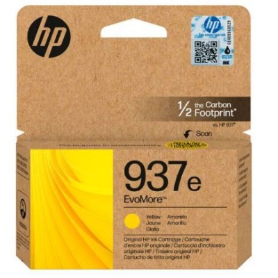 TINTEIRO HP 937e EvoMORE XL AMARELO 1.65k ORIGINAL