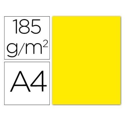 PACK C/ 50FLS CARTOLINA A4 180gr. CANSON AMARELO 