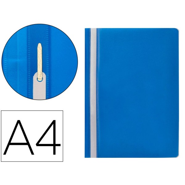 CLASSIFICADOR QC C/ FERRAGEM PP CAPA TRANSP. AZUL