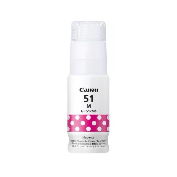 TINTEIRO ECOTANK CANON GI51M 70ML MAGENTA 7.7K ORIGINAL