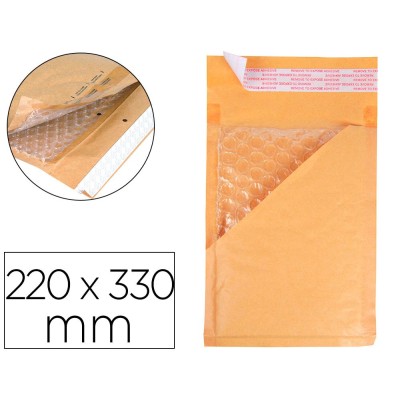 ENVELOPE ALMOFADADO Nº16 KRAFT 220x340mm
