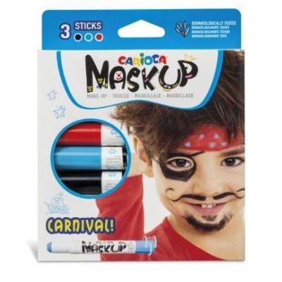PINTURA FACIAL CARIOCA MASK UP 3 CORES - CARNAVAL