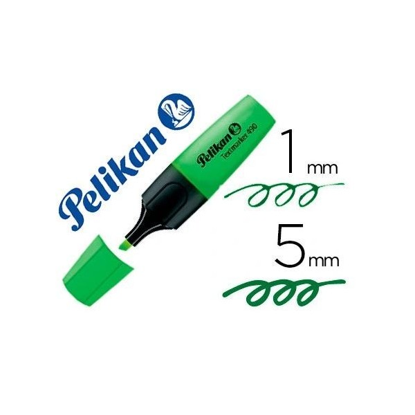 MARCADOR FLUORESCENTE PELIKAN TEXTMARKER 490 VERDE