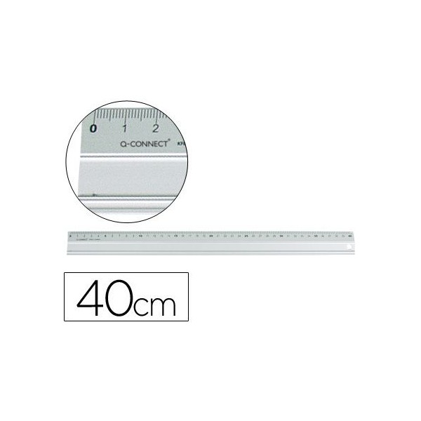 REGUA METALICA ALUMINIO 40CM