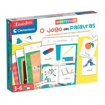 JOGO CLEMENTONI EDUCATION MONTESSORI -  O JOGO DAS PALAVRAS