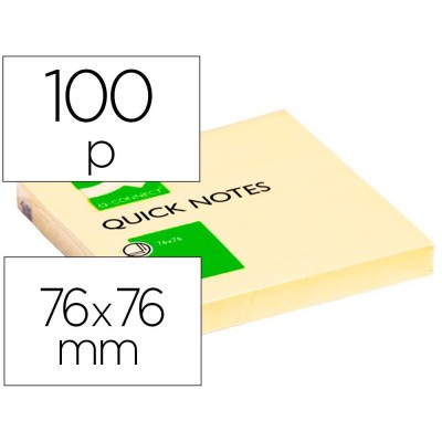 BLOCO NOTAS / POST IT  75/76x75/76mm AMARELO