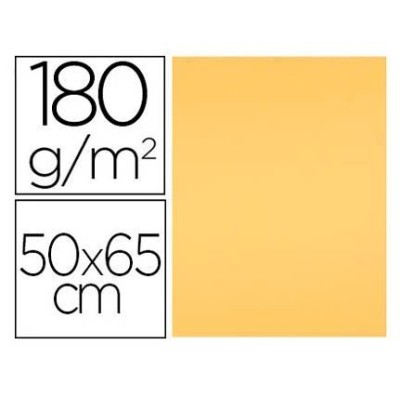 CARTOLINA 50x65cm 180/185gr. OURO PASTEL CLARO
