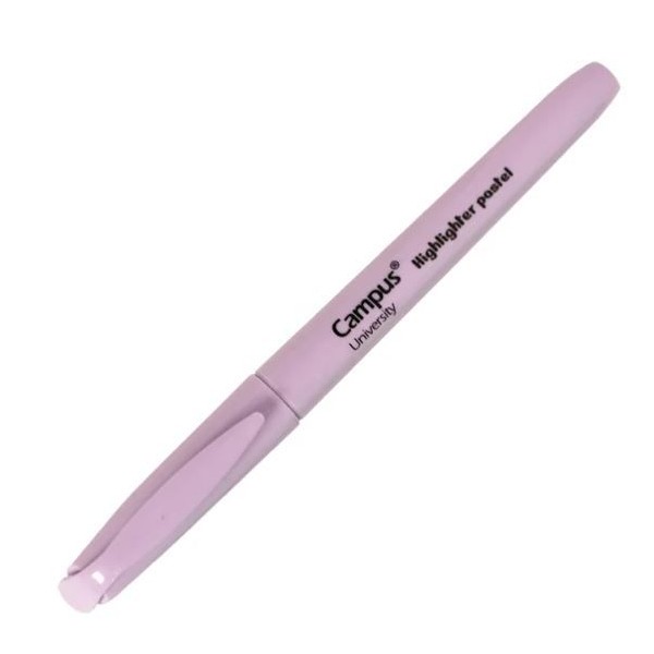 MARCADOR FLUORESCENTE CAMPUS PLUS UNIVERSITY "FINO" VIOLETA PASTEL