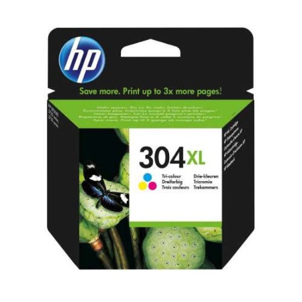TINTEIRO HP 304XL TRICOLOR ORIGINAL