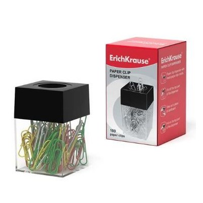 PORTA CLIPS QUADRADO MAGNETICO PRETO