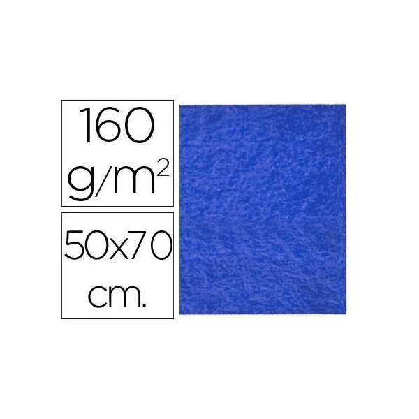 PLACA FELTRO 50x70cm 160gr/M2 AZUL ESCURO