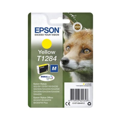 TINTEIRO EPSON T1284 AMARELO ORIGINAL