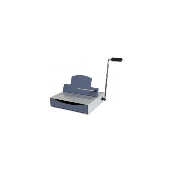 ENCADERNADORA MANUAL MUSTANG MG-51 P/ESPIRAL METAL FURA 20FLS