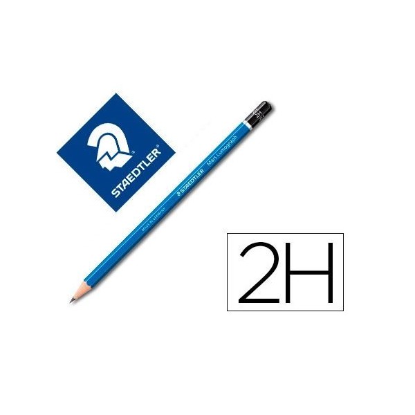 LAPIS CARVAO GRAFITE STAEDTLER MARS LUMOGRAPH 2H