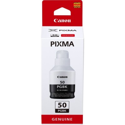 TINTEIRO ECOTANK CANON GI50PGBK 135ML PRETO 6K ORIGINAL