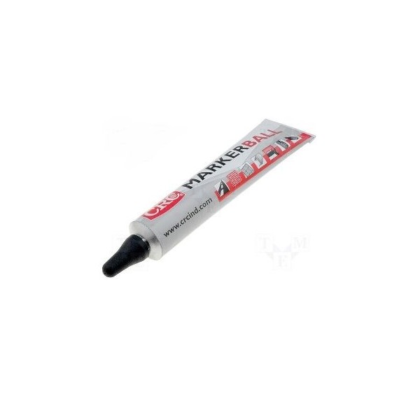 MARCADOR INDUSTRIAL EM BISNAGA COM PONTA EM ESFERA DE AÇO RESISTENTE  MARKER BALL PRETO