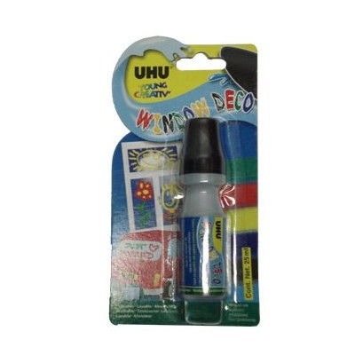 TINTA P/ VIDRO UHU YOUNG CREATIV 25ML PRETO