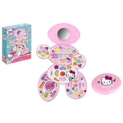 CONJUNTO DE MAQUILHAGEM HELLO KITTY C/ 55 ACESSORIOS 