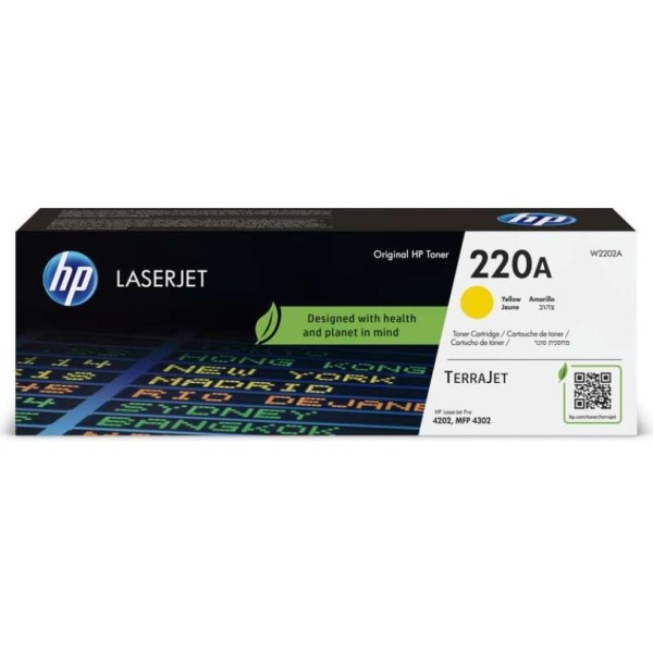 TONER HP W2202A 220A AMARELO 1.8K ORIGINAL