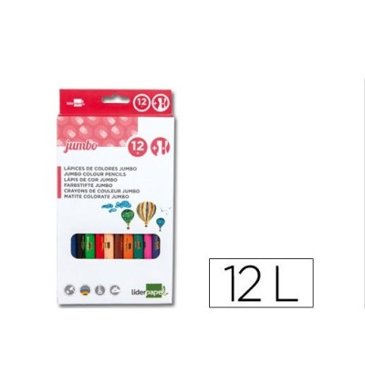 LAPIS DE CORES MAXI / JUMBO (12 CORES)