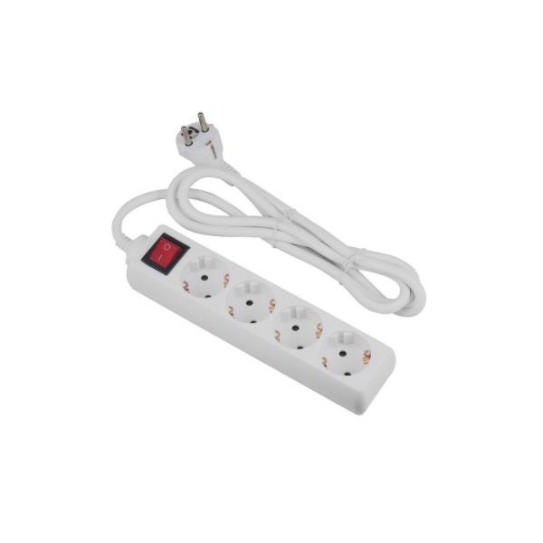 BLOCO 4 TOMADAS C/ INTERRUPTOR C/ CABO C/ CABO 5MT