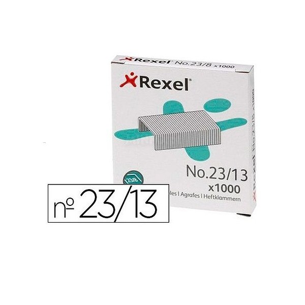 AGRAFES REXEL 23/13  Cx.1000unid.