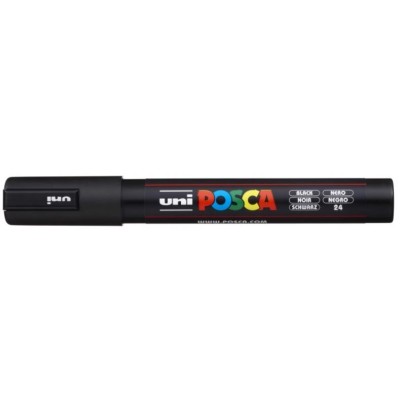 MARCADOR UNIBALL POSCA PC5M 1,8mm PRETO