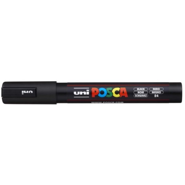 MARCADOR UNIBALL POSCA PC5M 1,8mm PRETO