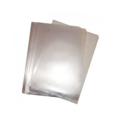 PACK C/ 100 x BOLSAS CATALOGO A4 EM "L" ROMA (36) 120My  CRISTAL