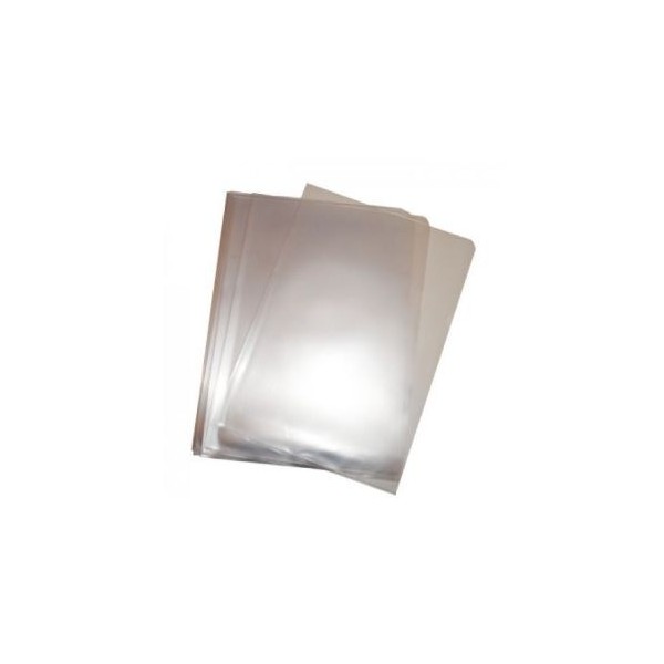 PACK C/ 100 x BOLSAS CATALOGO A4 EM "L" ROMA (36) 120My  CRISTAL