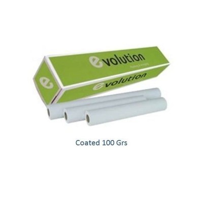 ROLO PLOTTER 914MMx45,7MT x 100GRS EVOLUTION PREMIUM COATED