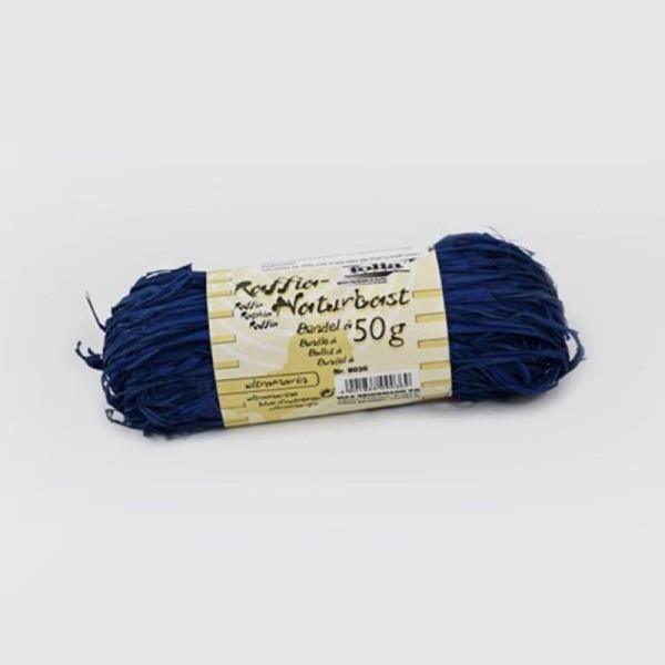 NOVELO FIO RAFIA 50gr. AZUL MARINHO