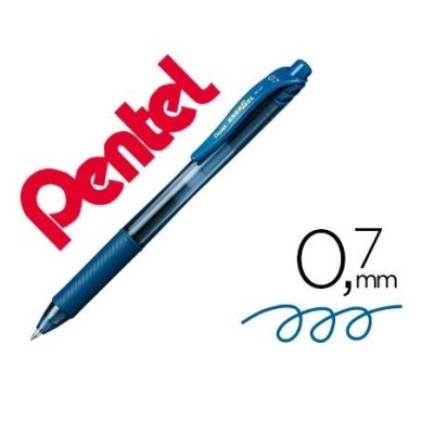 ESFEROGRAFICA ROLLER PENTEL ENERGEL BL107 0.7mm AZUL MARINHO