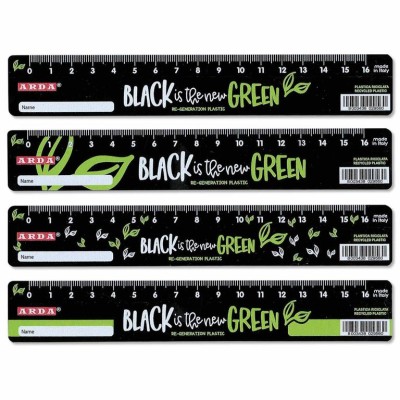 REGUA ARDA RE-REGENERATION BLACK 16CM