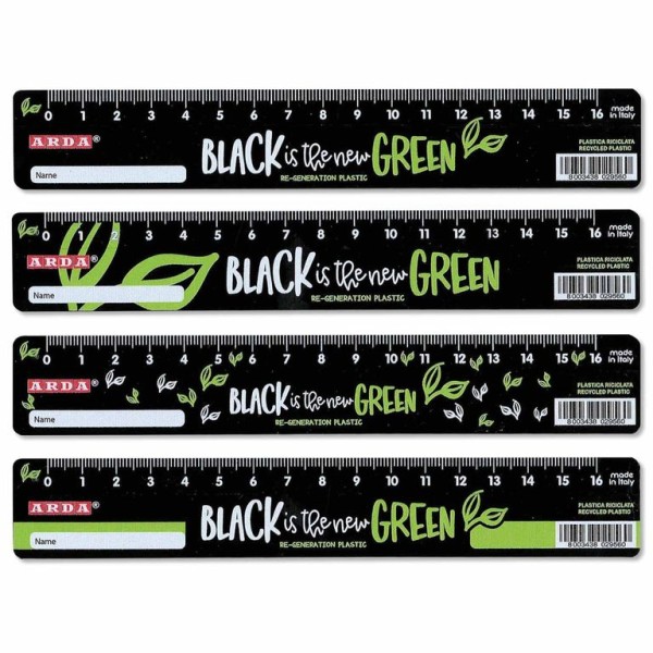 REGUA ARDA RE-REGENERATION BLACK 16CM