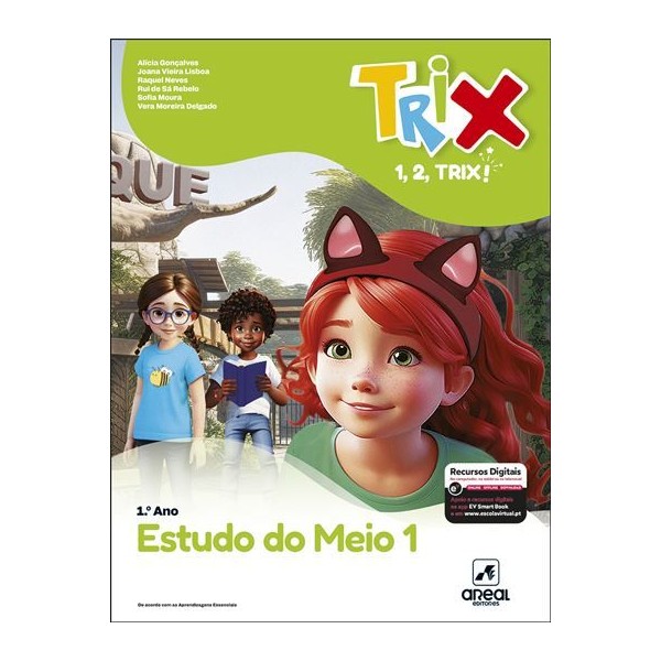 Livro TRIX - Estudo do Meio - 1.º Ano Manual 2025