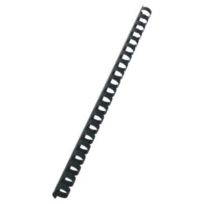 ARGOLAS PVC ENCADERNAR 14MM 125FLS PRETO 100unid.