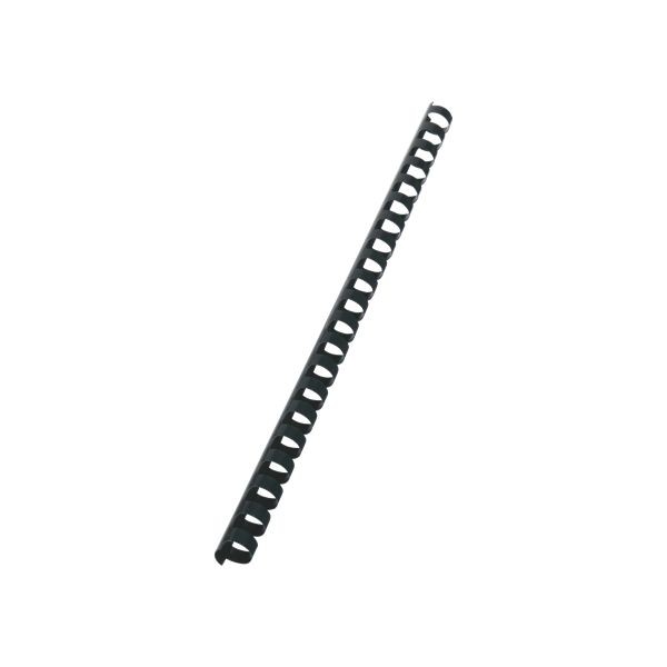 ARGOLAS PVC ENCADERNAR 14MM 125FLS PRETO 100unid.