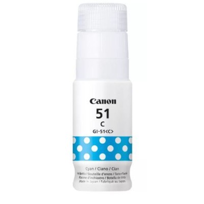 TINTEIRO ECOTANK CANON GI51C 70ML CYAN 7.7K ORIGINAL