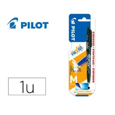 BLISTER C/ ESFEROGRAFICA PILOT FRIXION 0,7mm PRETO (TINTA APAGAVEL)