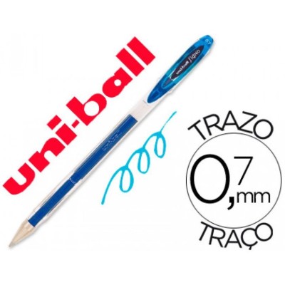 ESFEROGRAFICA UNIBALL SIGNO GEL STICK UM-120 0,7mm AZUL CLARO