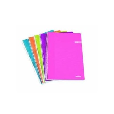 CADERNO ESPIRAL CLASSIC STRIPES A5 80FLS QUADRICULADO CORES SORTIDAS