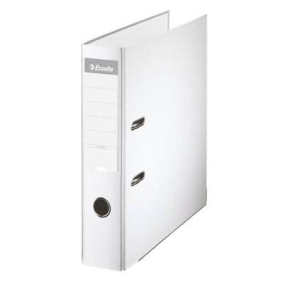 PASTA  ARQUIVO PVC ESSELTE  C/ CALHA METALICA A4  L/L 75/80MM BRANCO